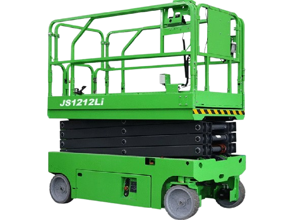 Plataformas elevatórias elétricas tipo tesoura e pantográfica